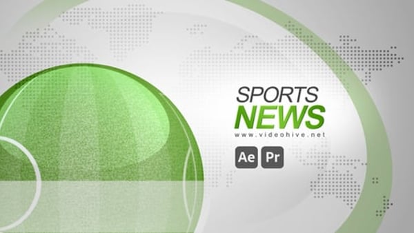 Broadcast Sports News - Dynamic Live Sports TV Graphics Animation Template
