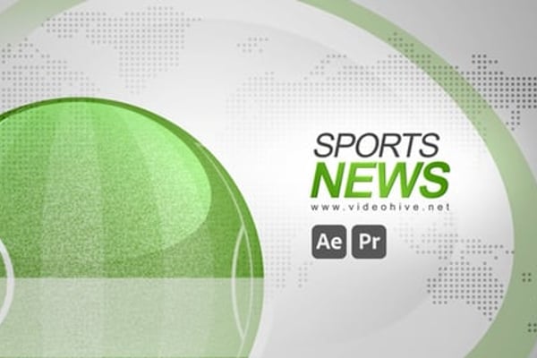 Broadcast Sports News - Dynamic Live Sports TV Graphics Animation Template
