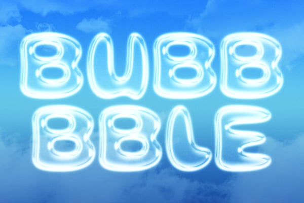 Bubble Text Effect