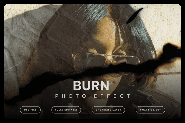 Burn Photo Effect