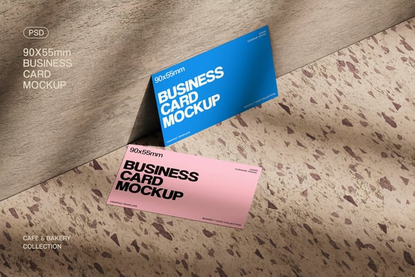 Free Business Card Mockup