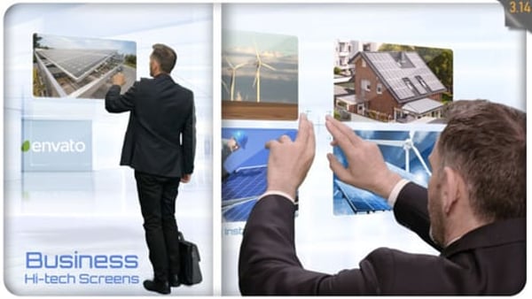 Business Hi-Tech Screens