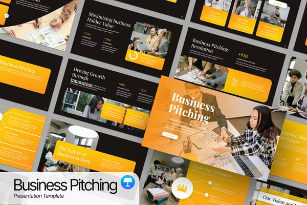 Business Pitching Dark