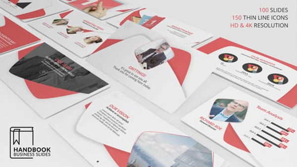 Business Presentation Slides for After Effects – 100 Corporate 4K Layouts