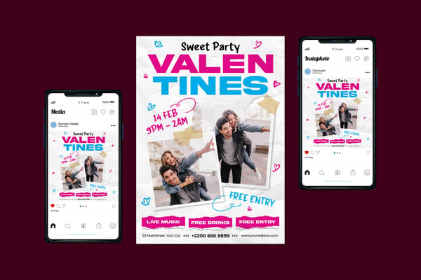 Valentines Party Flyer