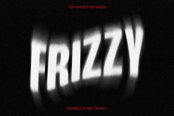 Blurred Horror Text Effect