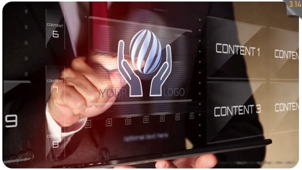 Hi-Tech Modern Businessman