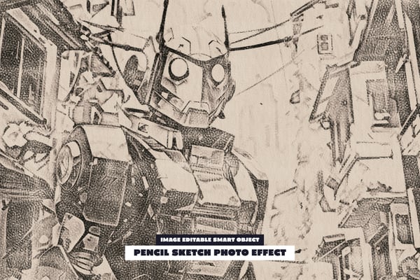 Pencil Sketch Photo Effect
