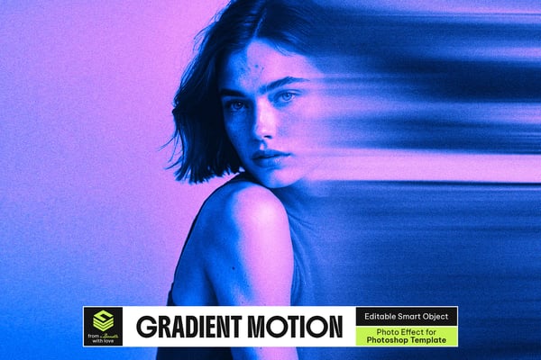 Gradient Motion Photo Effect
