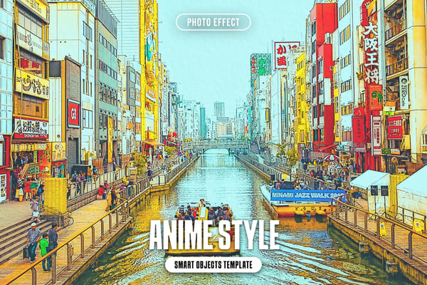 Anime Style Photo Effect