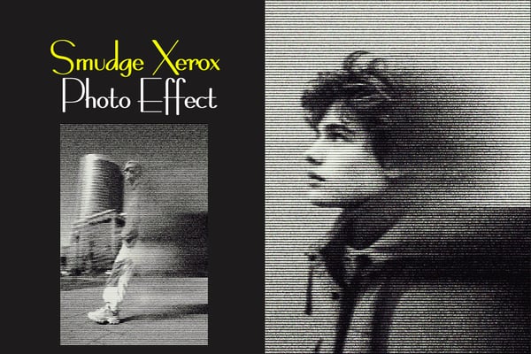 Smudge Xerox Photo Effect