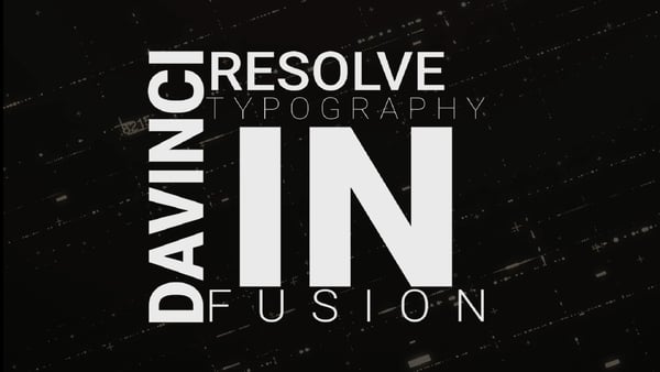 Animating Kinetic Typography in DaVinci Resolve.