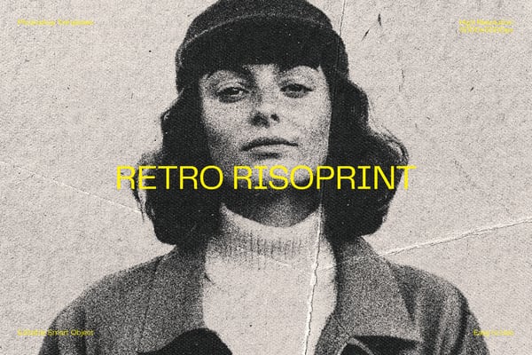 Retro Risoprint Photo Effect