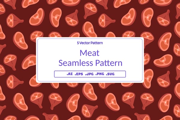 Meat Seamless Pattern