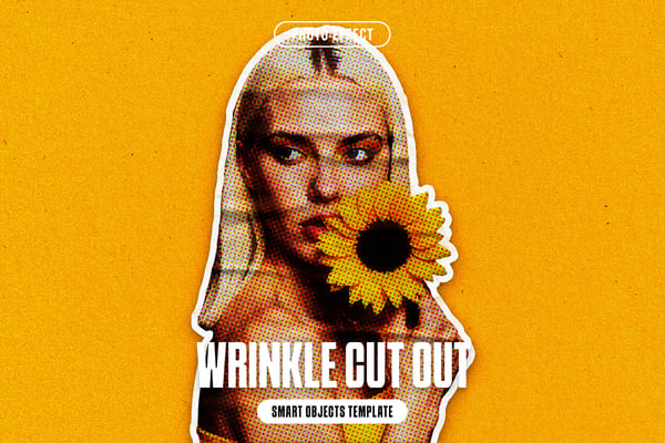 Wrinkle Cut-Out Photo Effect