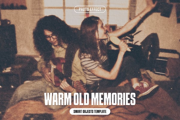 Warm Old Memories Photo Effect