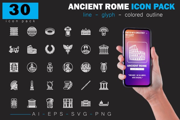 Ancient Rome - Icon Pack