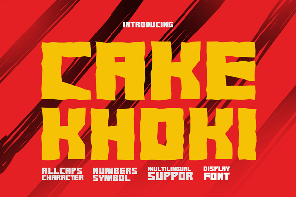 Cake Khoki Font