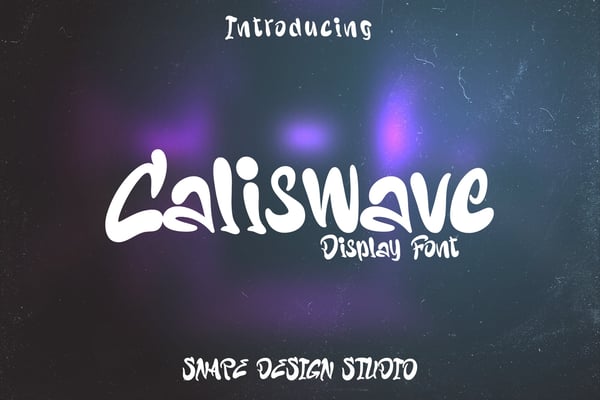 Caliswave - Display Font