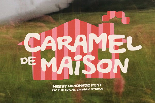 Caramel de Maison - Playful Display Font