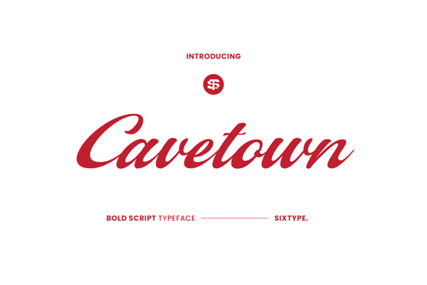 Cavetown Font - Bold Script Typeface