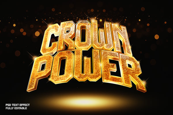 Gold Luxury Text Effect