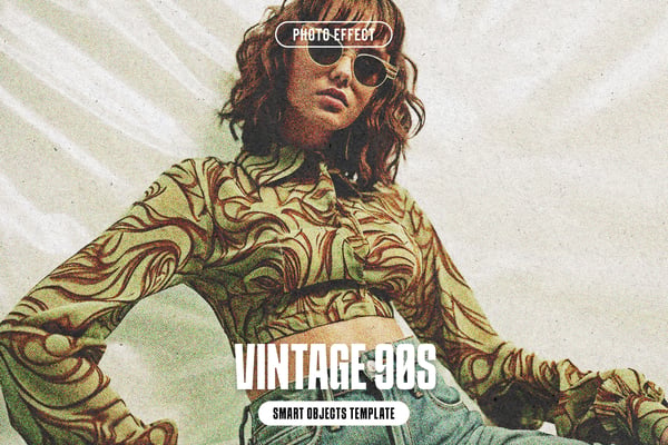 Vintage 90s Photo Effect