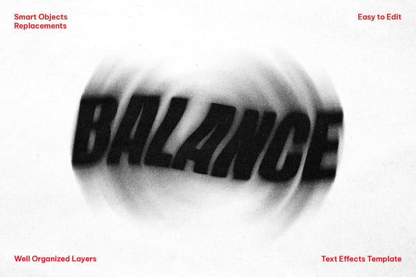 Twisted Blur Text Effect