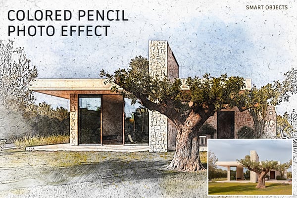 Colored Pencil  Photo Effect