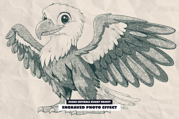 Engraved Photo Effect