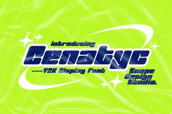 Cenatyc - Y2K Font