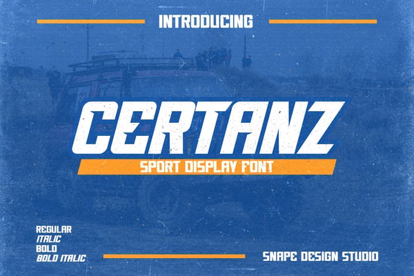 Certanz - Sport Font
