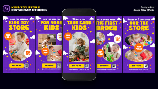 Kids Toy Stores Instagram Stories