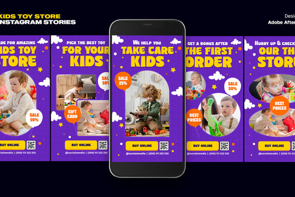 Kids Toy Stores Instagram Stories