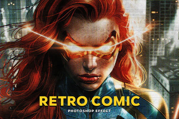 Retro Comic Book Photo Effect