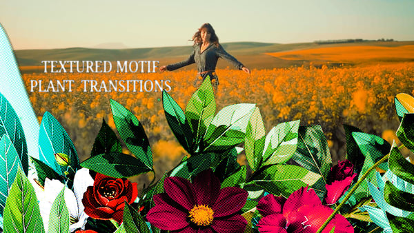 Textured Motif Plant Transitions 