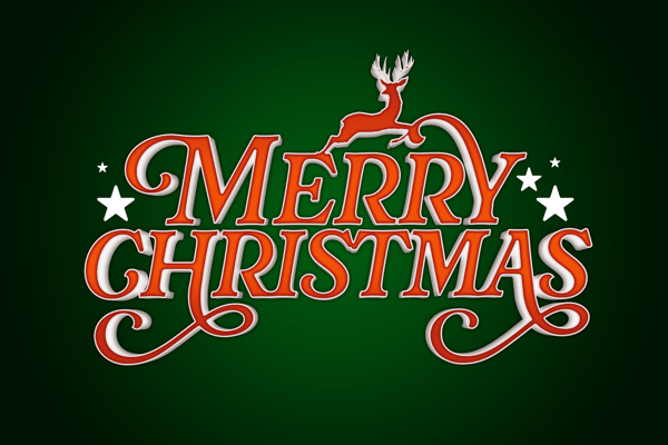 Christmas Text Effect