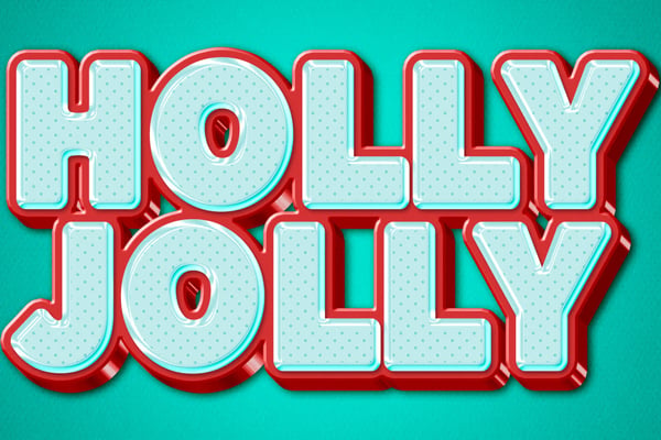 Christmas Text Effect