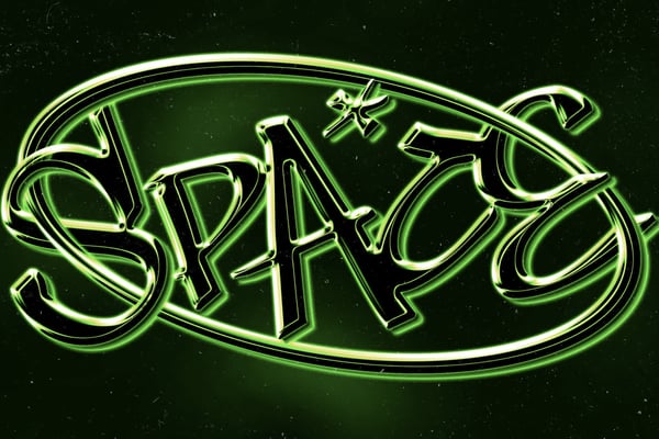 Chrome And Neon Text Effect