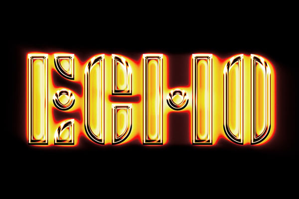 Chrome Text Effect