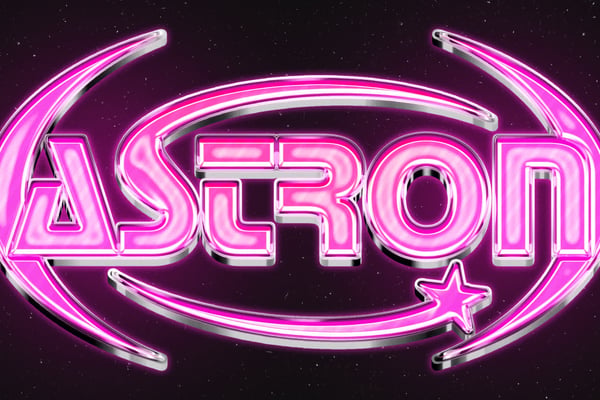 Chrome Text Effect
