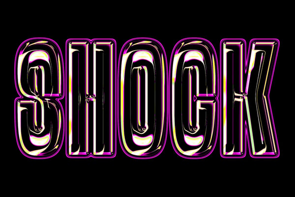 Chrome Text Effect