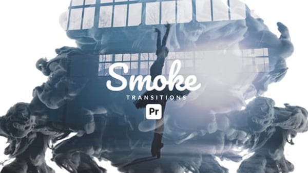 Cinematic Smoke Transitions for Premiere Pro | Overlay MOGRT Effects