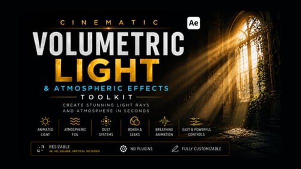 Cinematic Volumetric Light Rays & Atmospheric Effects Toolkit