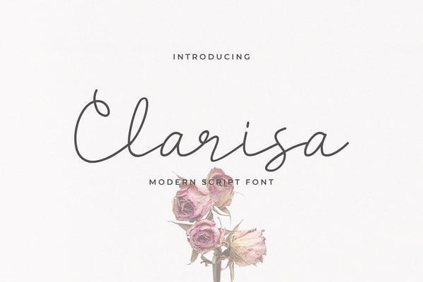 Free Clarisa Modern Script