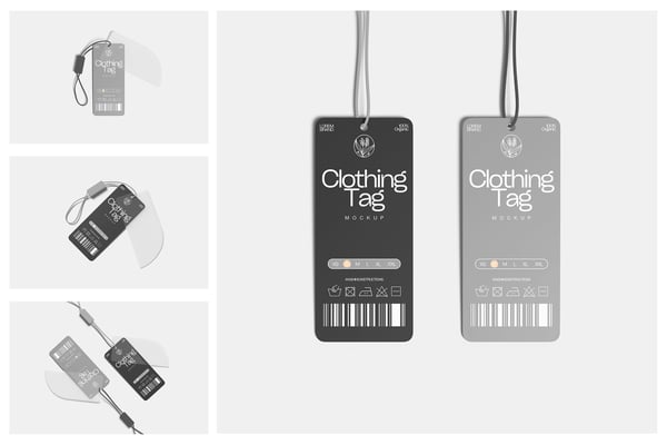 Clothing Tag Mockup