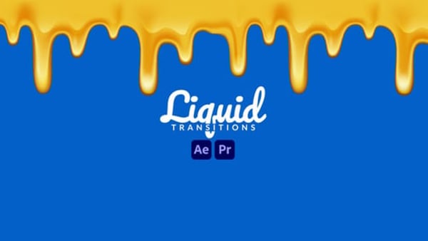 Colorful Liquid Transitions for After Effects & Premiere Pro | MOGRT