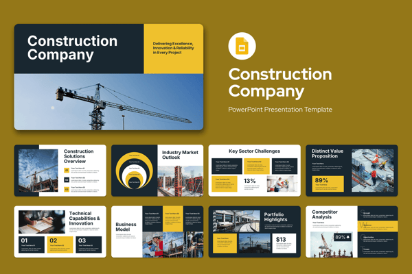 Construction Company Google Slides