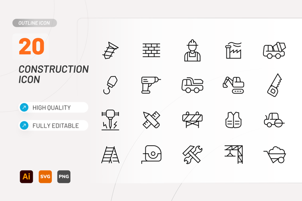 Construction Line Icon