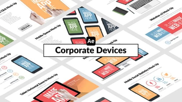Corporate Devices - Modern Business Screen Presentation Animation Template